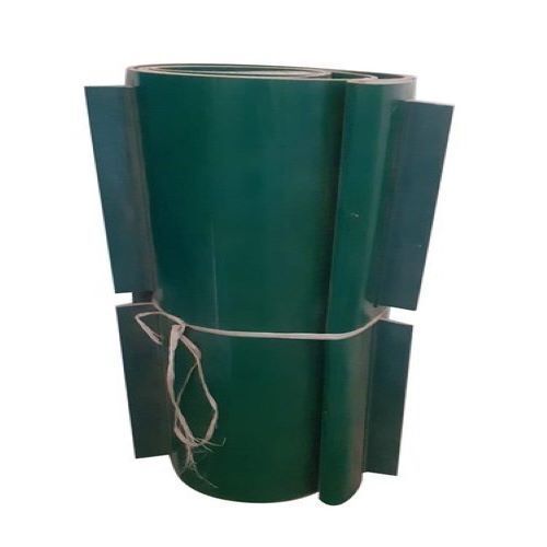 Long Lasting Standard Edge Cutting Rubber Green Colour Pvc Conveyor Belt