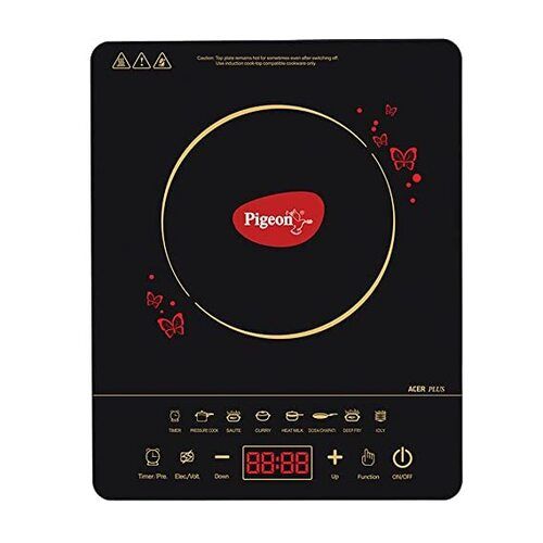 Pigeon By Stovekraft ABS Plastic Acer Plus Induction Cooktop 1800 Watts With Feather Touch Control