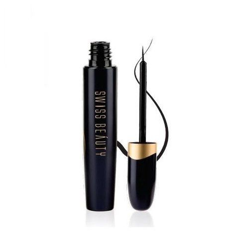 Simple To Apply Waterproof Black Swiss Beauty Liquid Eyeliner, 1.2G
