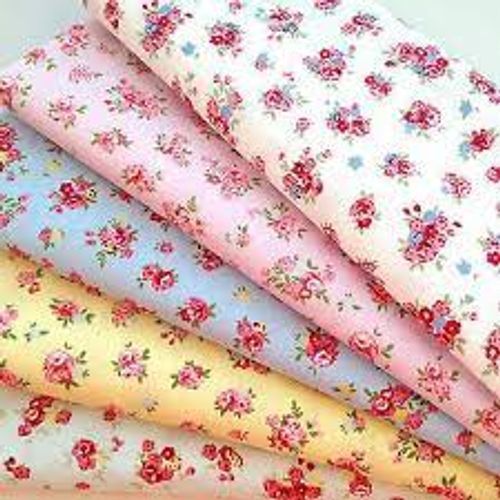 Soft Absorbent Durable Multicolor Retention Floral Printed Cotton Fabric