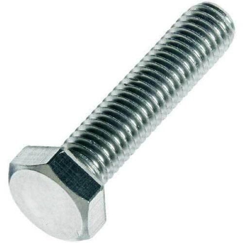 Strong Construction And Fitting Silver Polished Hexagonal Stainless Steel Bolt