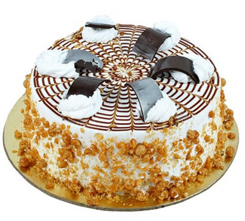  स्वीट टेस्टी एंड माउथ मेल्टिंग हाइजीनिक रूप से तैयार टॉपिंग चोको चिप्स बटरस्कॉच केक