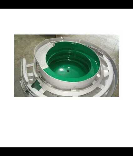 Vibratory Feeder Bowl For Industrial Usage, Silver Green Color, 220 V