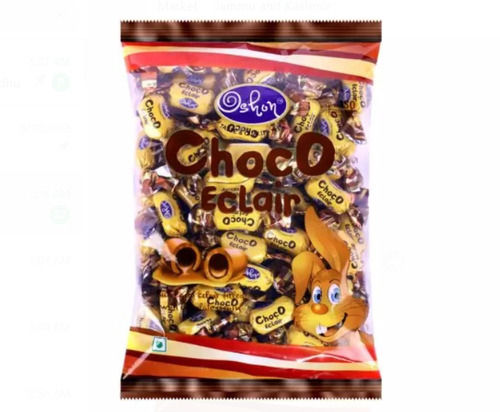 490 Gram Packaging Size Mouth Watering Taste Eclairs Caramelized Milk Toffee 