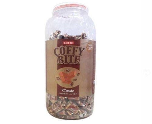 Brown Mouth Watering Taste And Delicious Lotte Coffee Bite Chocolate Candies
