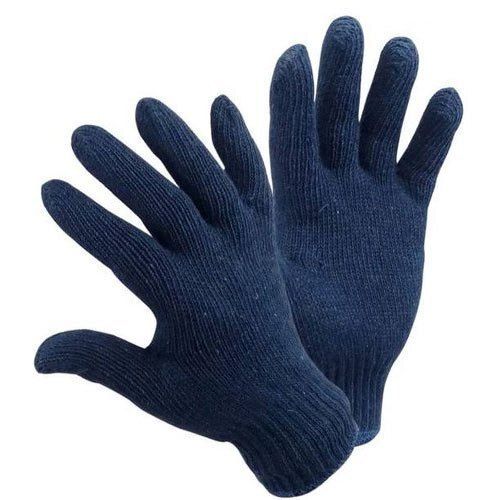 cotton knitted hand gloves