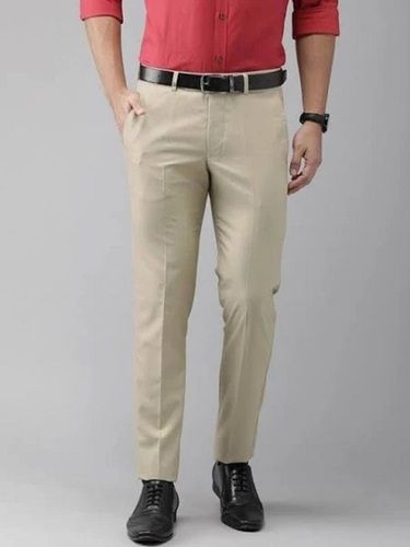 Men's Brown Tapered Fit Formal Trousers, Trousers for men, पुरुषों की पतलून  - NOZ2TOZ, New Delhi | ID: 2852202948673