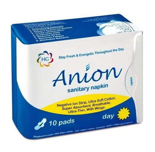 Natural Soft Comfortable Cottony Leak Proof And Easy To Use Anion Sanitary Napkins