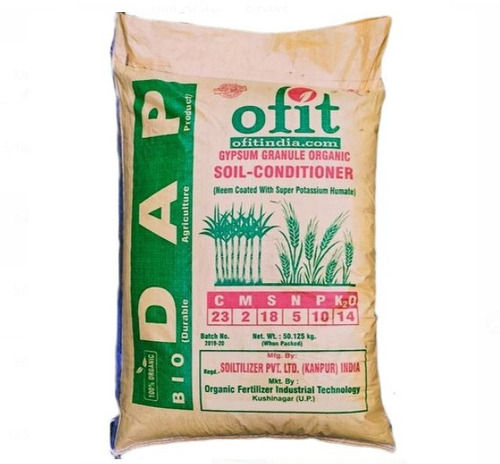 Ofit Bio Dap Gypsum Granule Soil Conditioner For Fertilizer, Pack Of 50 Kilogram  Application: Organic Fertilizer