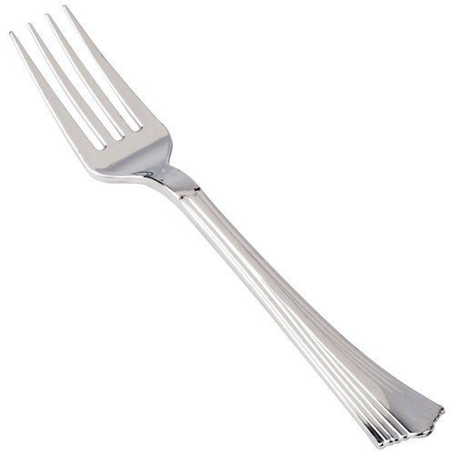 Rust-Resistant Food-Grade Strong Silver Polished Stainless Steel Dinner Fork Size: Regular