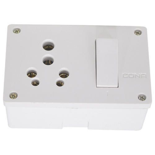 White Strong Long Durable Flexible Energy Efficient Solid Plastic Electrical Switch Board