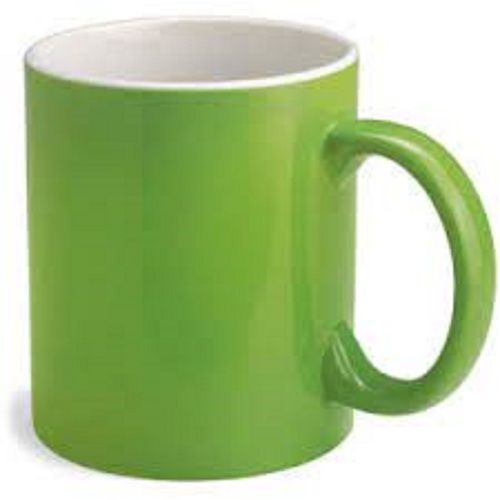Unbreakable Break Resistance Lightweight Plain Green Coffee Ceramic Mug