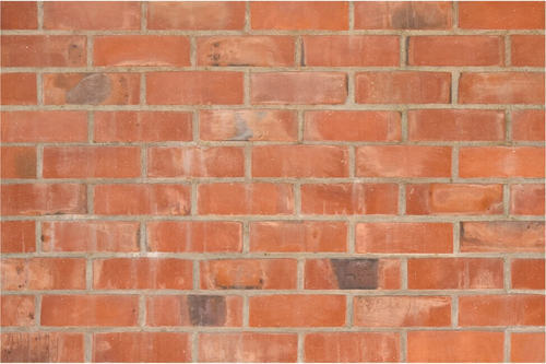 Weather And Fire Resistant Long Durable Red Rectangular Clay Wall Tiles 