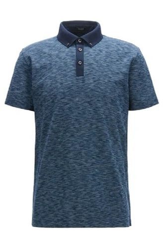 Breathable And Comfortable Casual Wear Short Sleeves Blue Polo T Shirt