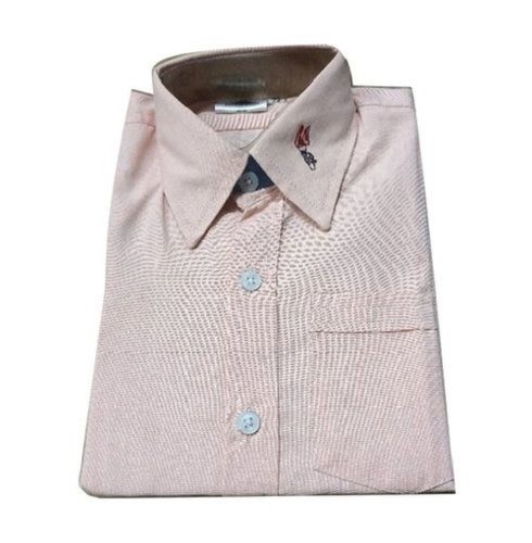 Breathable And Easy To Clean Full Sleeves Classic Collar Cotton Uniform Shirts Age Group: 3-15