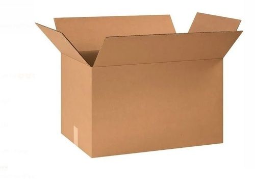 Brown Size 5x7.5x10 Inch Size Rectangle Shape 3 Ply Corrugated Box 