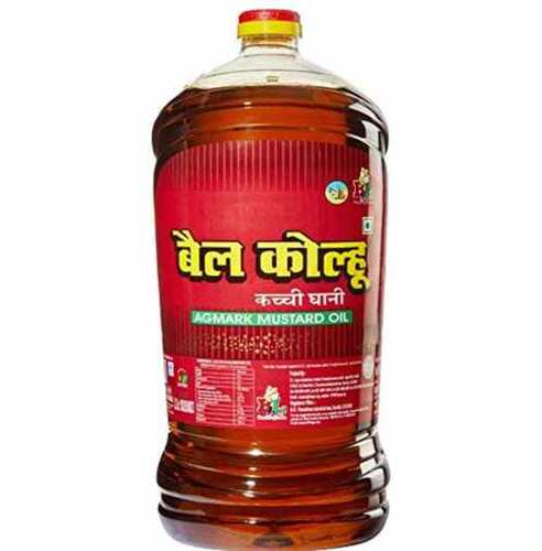 Cold Pressed Bail Kohloo Kachi Ghani Mustard Oil For Kitchen Application: Cooking