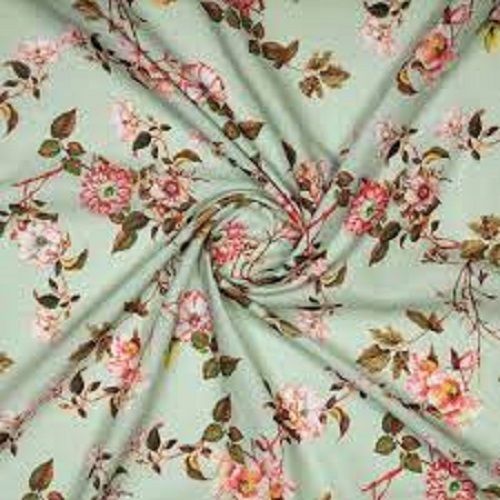 Comfortable And Breathable 145cm Density Printed Rayon Fabric For Clothes Uses