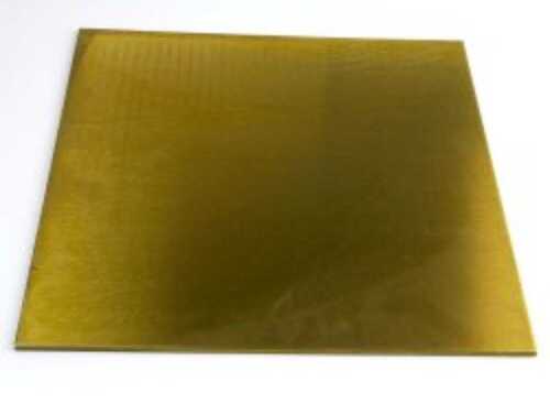 Golden Corrosion And Rust Resistant Polished Brass Sheets For Industrial Use