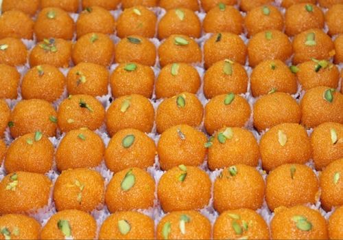 Delicious Mouthwatering Tasty Smooth And Spongy Soft Home Made Boondi Laddu Carbohydrate: 40 Grams (G)