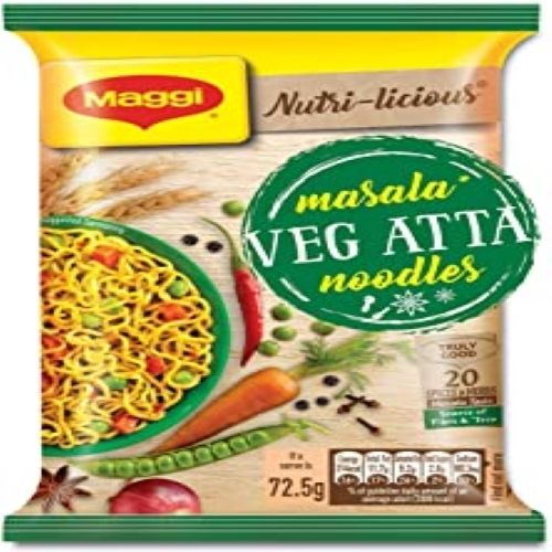 Delicious Taste In Healthy Nutritious Quick Maggi Nutri Licious Atta Noodles 72.5 Gm