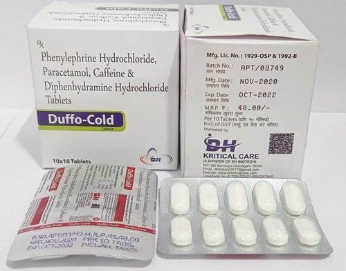 Duffo Cold Tablets, 1 Strip in 10 Tablets