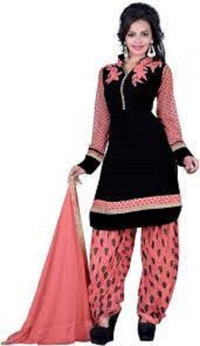 Indian Embroidered Pattern And Elegant Full Sleeves Ladies Salwar Suit