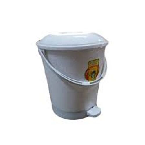 Light Weight Unbreakable White Plastic Dustbin