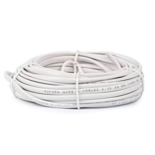 Oxcord 2 core Round Copper Wires and Cables 1mm 10 meter 1 sq/mm