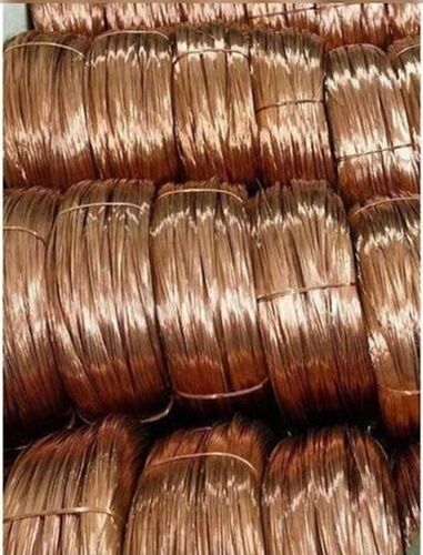 Strong And Flexible Non-Corrosive Metal Forming Golden Etp Copper Wire Size: 2 Mm