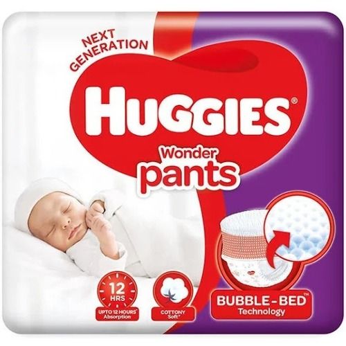 LuvLap Diaper Pants New Born NB 0 to 5kg 60 Count Baby Diaper Pants  with Aloe Vera Lotion for Rash Protection upto 12 Hour protection