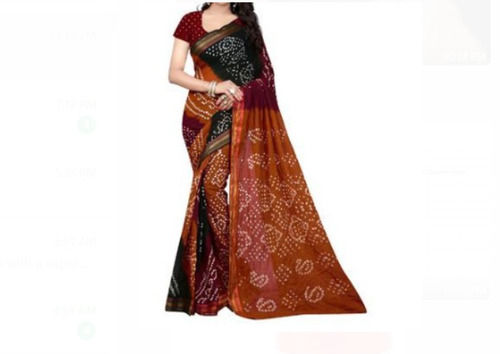 Multicolor Daily Wear Breathable And Comfortable 5.50 Meter Length Designer Cotton Saree 