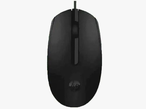 6 Inch Size 200 Gram Abs Plastic And Rubber Body Hp M10 Black Wired Mouse 