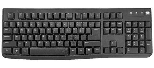 Black Durable Office Friendly Usb Wired Connected Tvs Champ Plus Keyboard Application: Computer