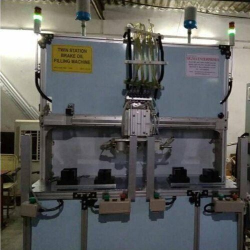 Mild Steel And Aluminium Two Head Flow Brake Oil Dispensing Machine 240 Volt