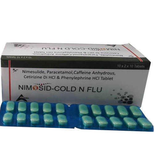 Nimosid Cold N Flu Tablets - Tablets , As Prescribed Dosage with Doctor''s Reference, Normal Temperature Storage