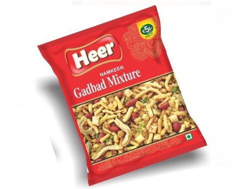 Pack Of 25 Gram Crunchy Spicy And Salty Taste Heer Mixture Namkeen Fat: 5 Percentage ( % )