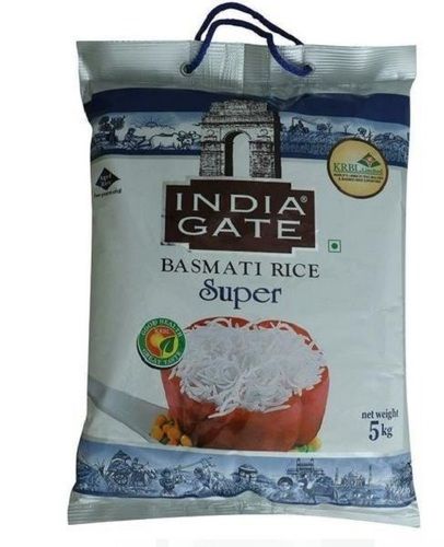 Pack Of 5 Kilogram Pure And Natural India Gate Long Grain White Basmati Rice