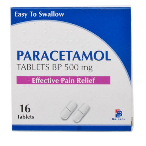 Paracetamol Tablets,Bp 500 Mg (16 Tablets)