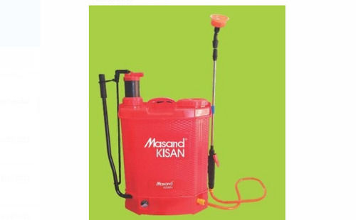 Red Capacity 20 Liter Plastic Material Manual Agricultural Manual Sprayers  Dimension(L*W*H): 50 X 25  Centimeter (Cm)