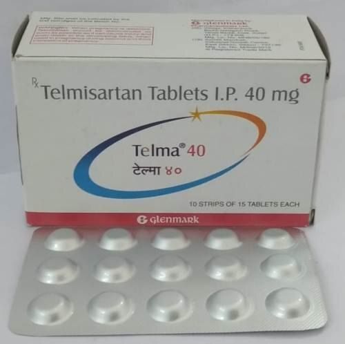 Telmisartan Tablets I.P. 40 Mg, 10x15 Tablets