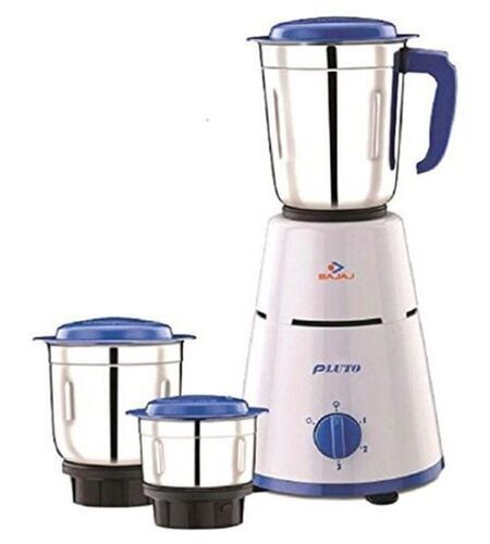 White With 2 In 1 Function Blade Bajaj Pluto Mixer Grinder