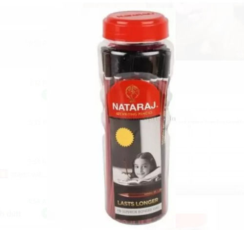 Extra Dark For Dark Writing Impression Wooden Material Black Lead Color 19 Cm Size Packaging Type Plastic Container Natraj Pencils 