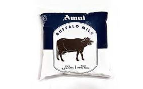 100% Natural And Pure Organic Amul Buffalo Milk With 500 Ml Packet Pack