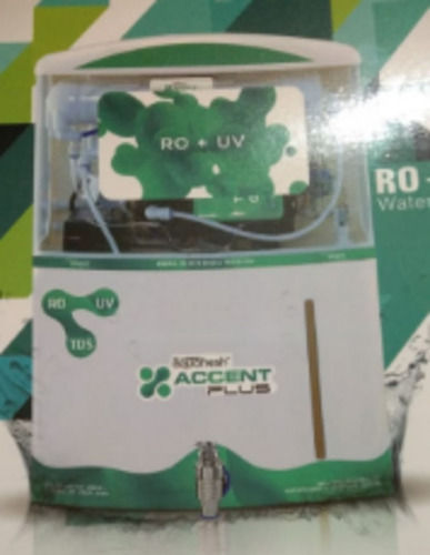 12 लीटर स्टोरेज क्षमता Ro Uv Uf Tds Aqua Accent Plus Ro वाटर प्यूरीफायर