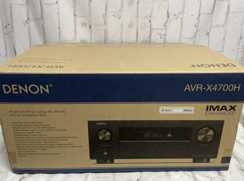 8k Ultra Hd 9.2 Channel 125 Watt X 9 Av Receiver 2020 Model 3d Audio And Video Home Theater System (Denon Avr-x4700h)