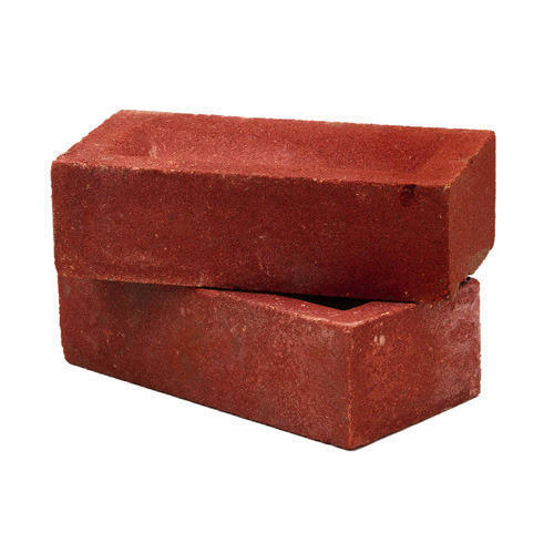 Red 8X4Inch Rectangle Clay Bricks For Home And Building Construction Use