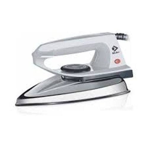 Advance Soleplate And Anti-Bacterial German Coating Technology Bajaj Dx-2 600w Dry Iron, Grey