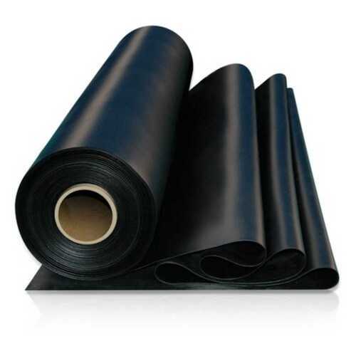 Black Synthetic Rubber Sheet For Acid Factories/Flooring Use, 4 Feet/10Meter Size: As Per Customer