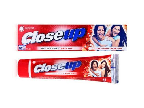 Red Close Up Active Gel Teeth Whitening Mouth Refreshing Herbs Enriched Close Up Tooth Paste 